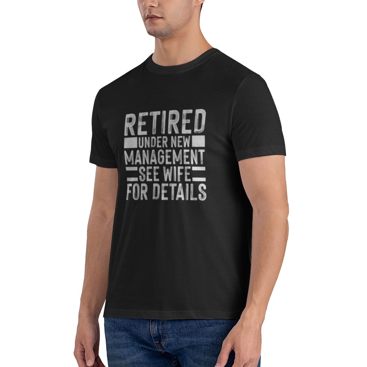 Men's Retired Under New Manage - Undershirt Crew Neck ulasan dan harga