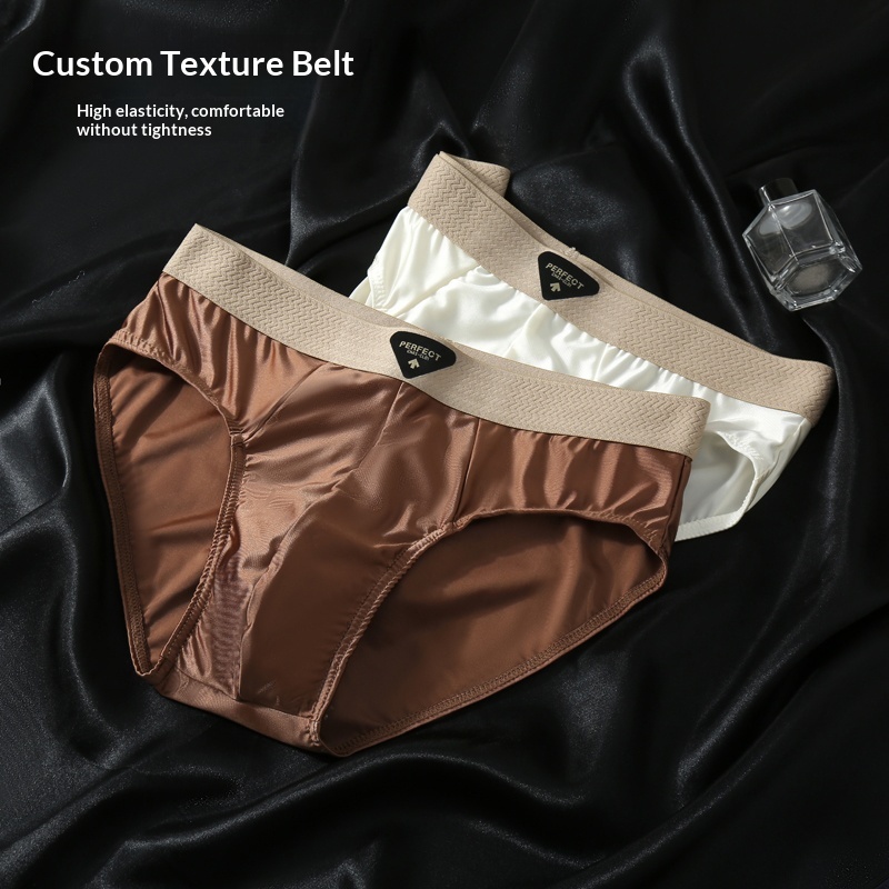 Men's Ice Silk Boxer Briefs 4- - Multi Pack Underwear ulasan dan harga
