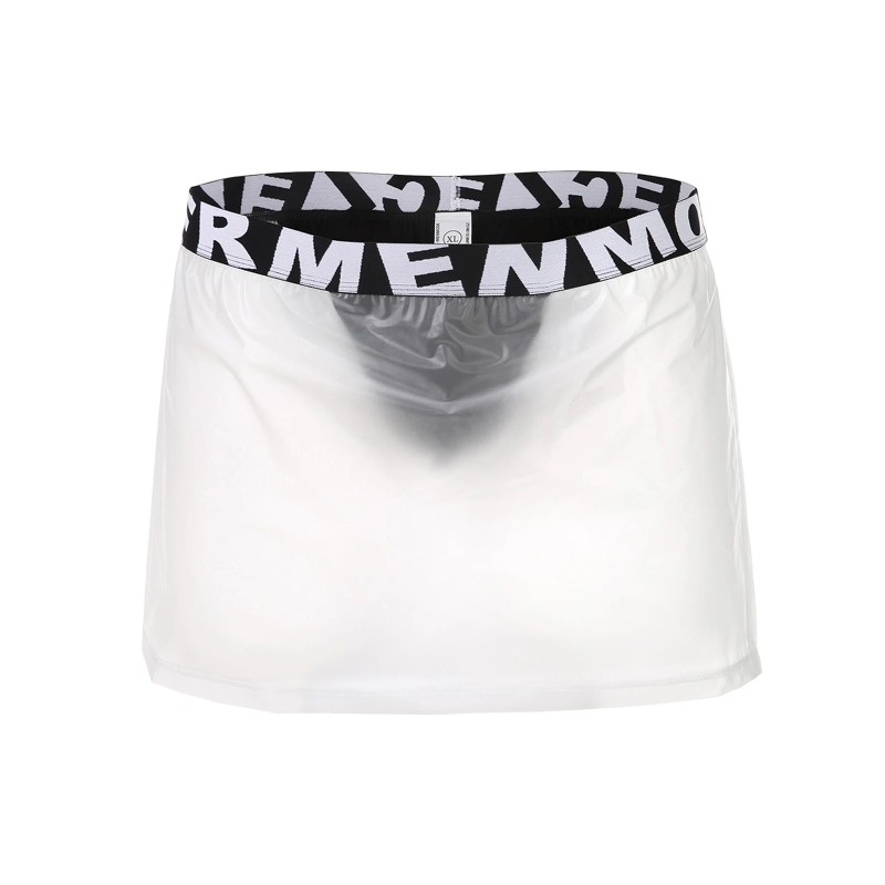 Men Sexy Transparent Swimwear  - Boxer Shorts Modal ulasan dan harga