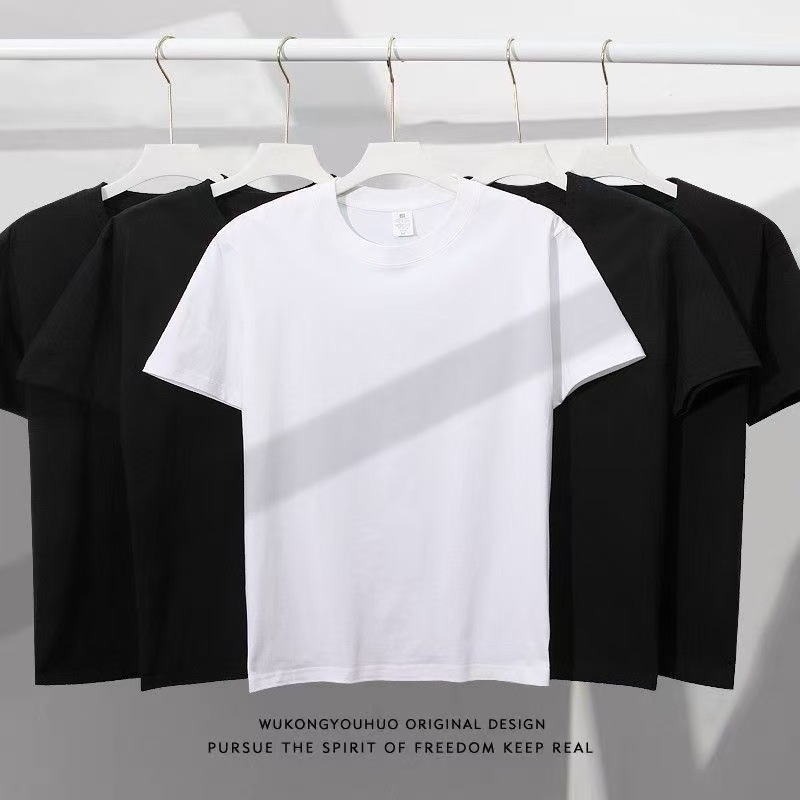 Men Crewneck Solid T Shirt Sum - Undershirt Crew Neck ulasan dan harga