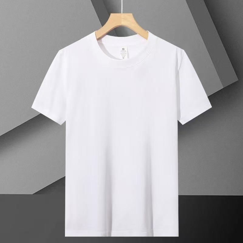 Men Crewneck Solid T Shirt Sum - Undershirt Crew Neck ulasan dan harga