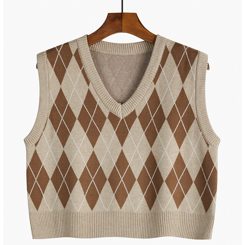 Autumn Fashion Female Vintage  - Tank Top Ribbed ulasan dan harga