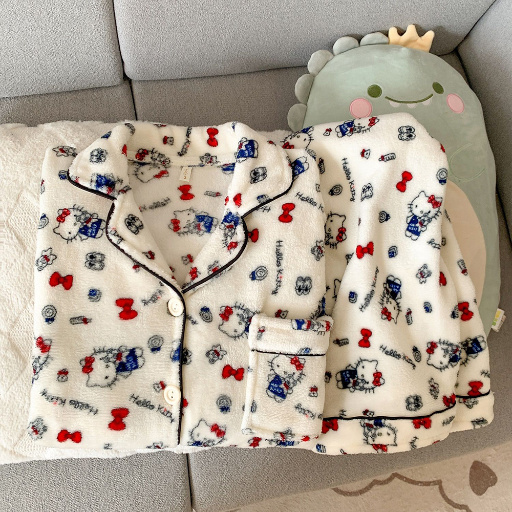 Sanrio Hello Kitty Flannel Wom - Thermal Long John ulasan dan harga