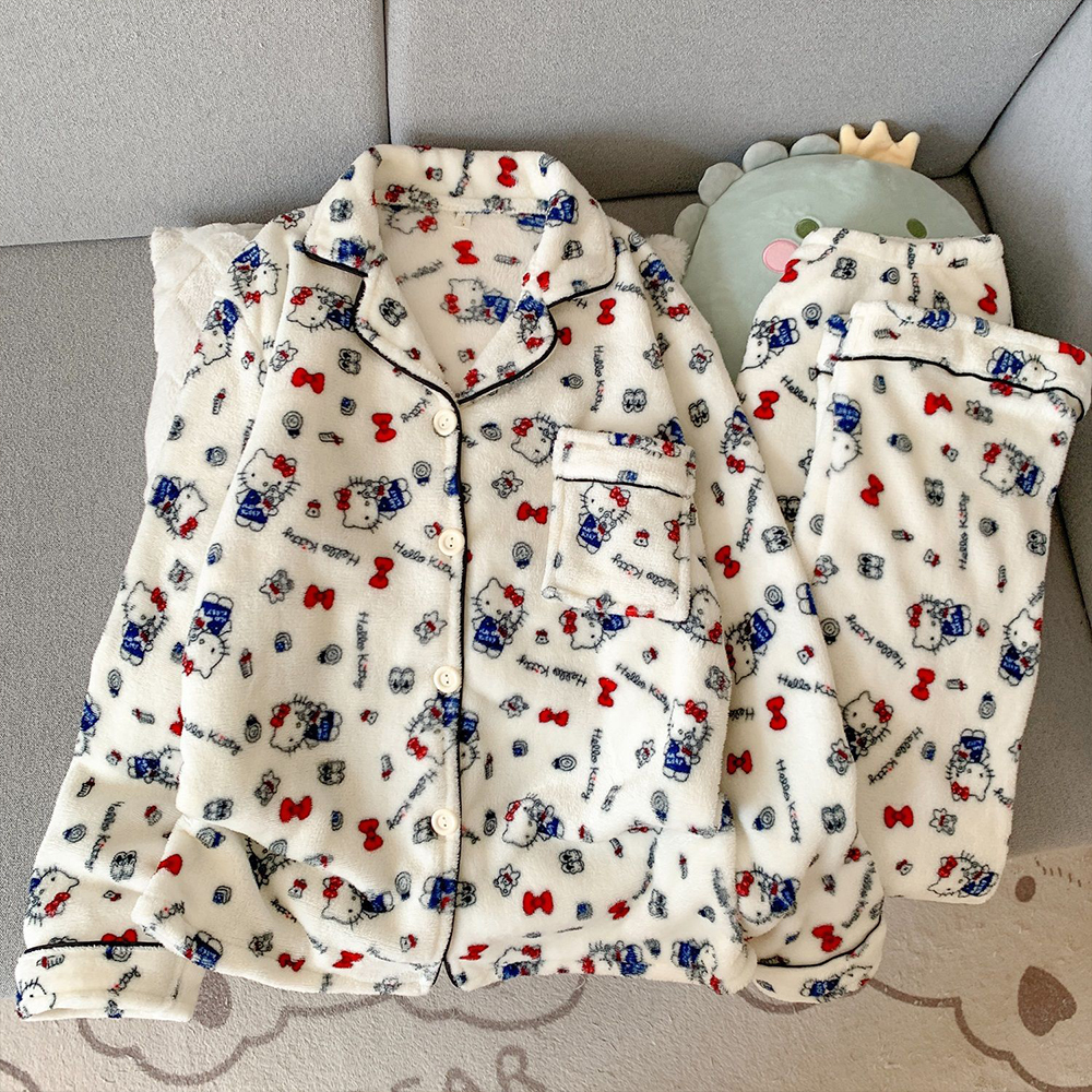Sanrio Hello Kitty Flannel Wom - Thermal Long John ulasan dan harga