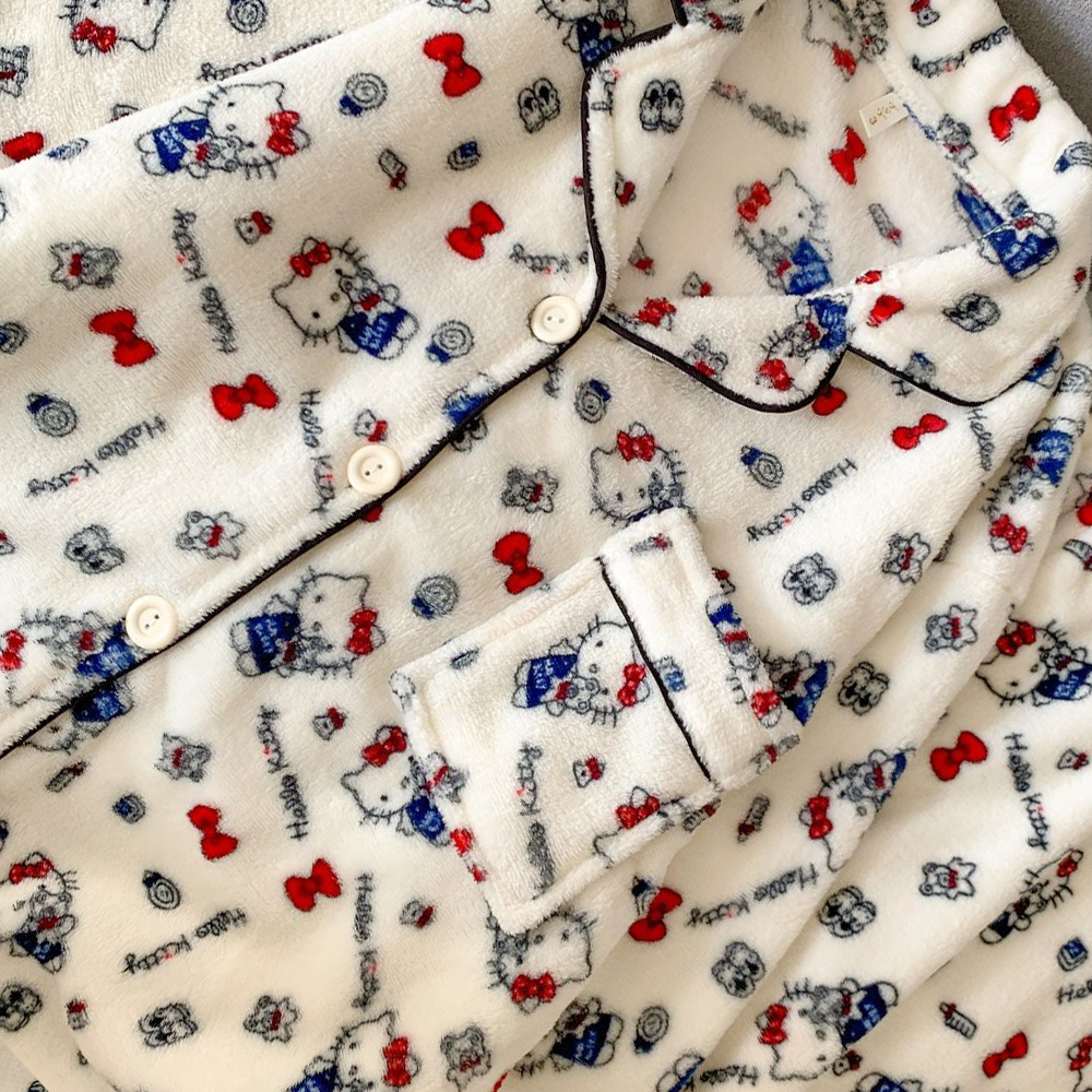 Sanrio Hello Kitty Flannel Wom - Thermal Long John ulasan dan harga