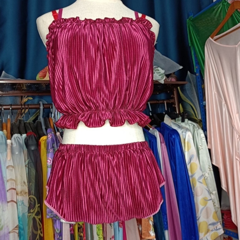 Men's Sexy Silky Touch Ice Sil - Suspender Tank Top ulasan dan harga
