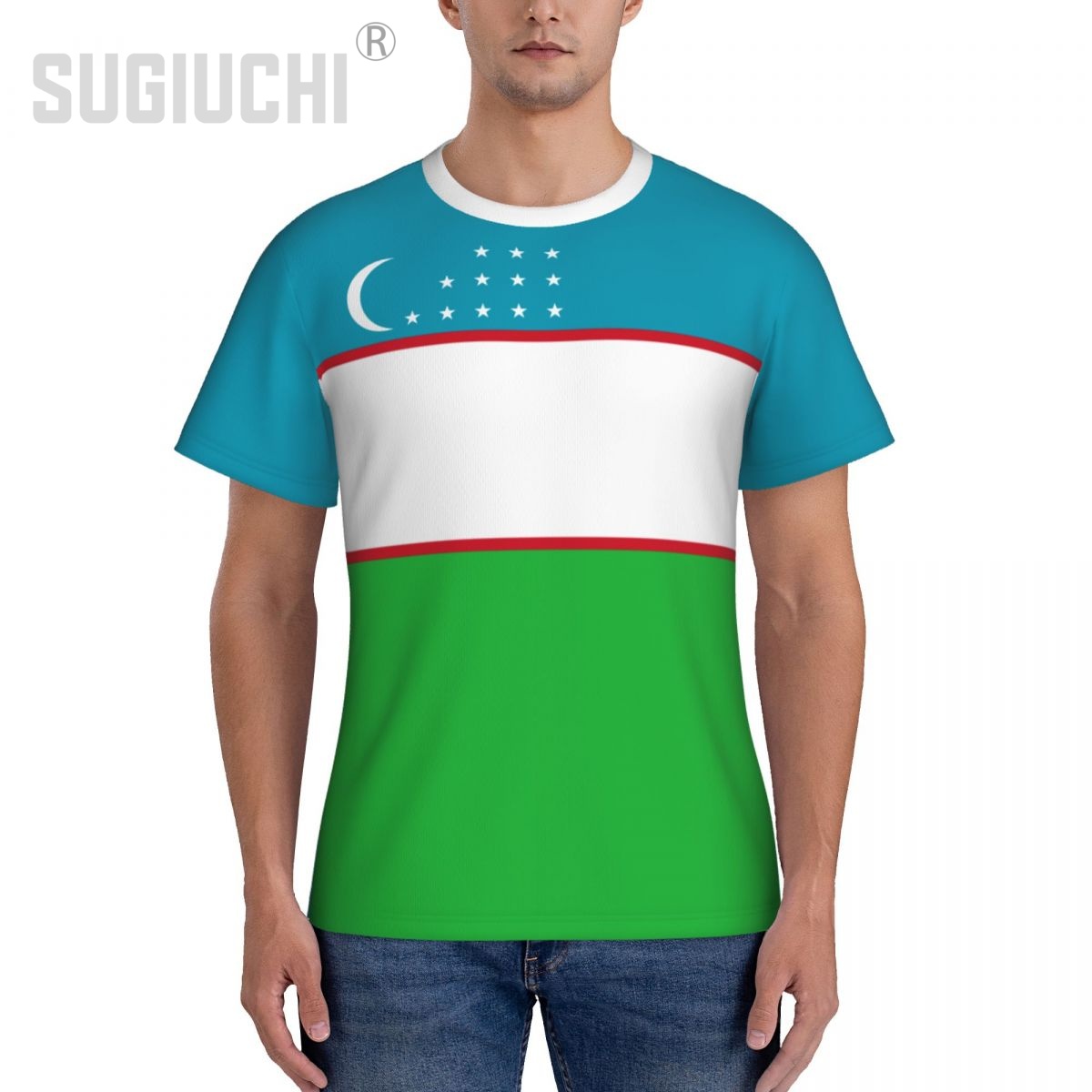 Tight Sports T-shirt Uzbekista - T Shirt Tight Fit ulasan dan harga