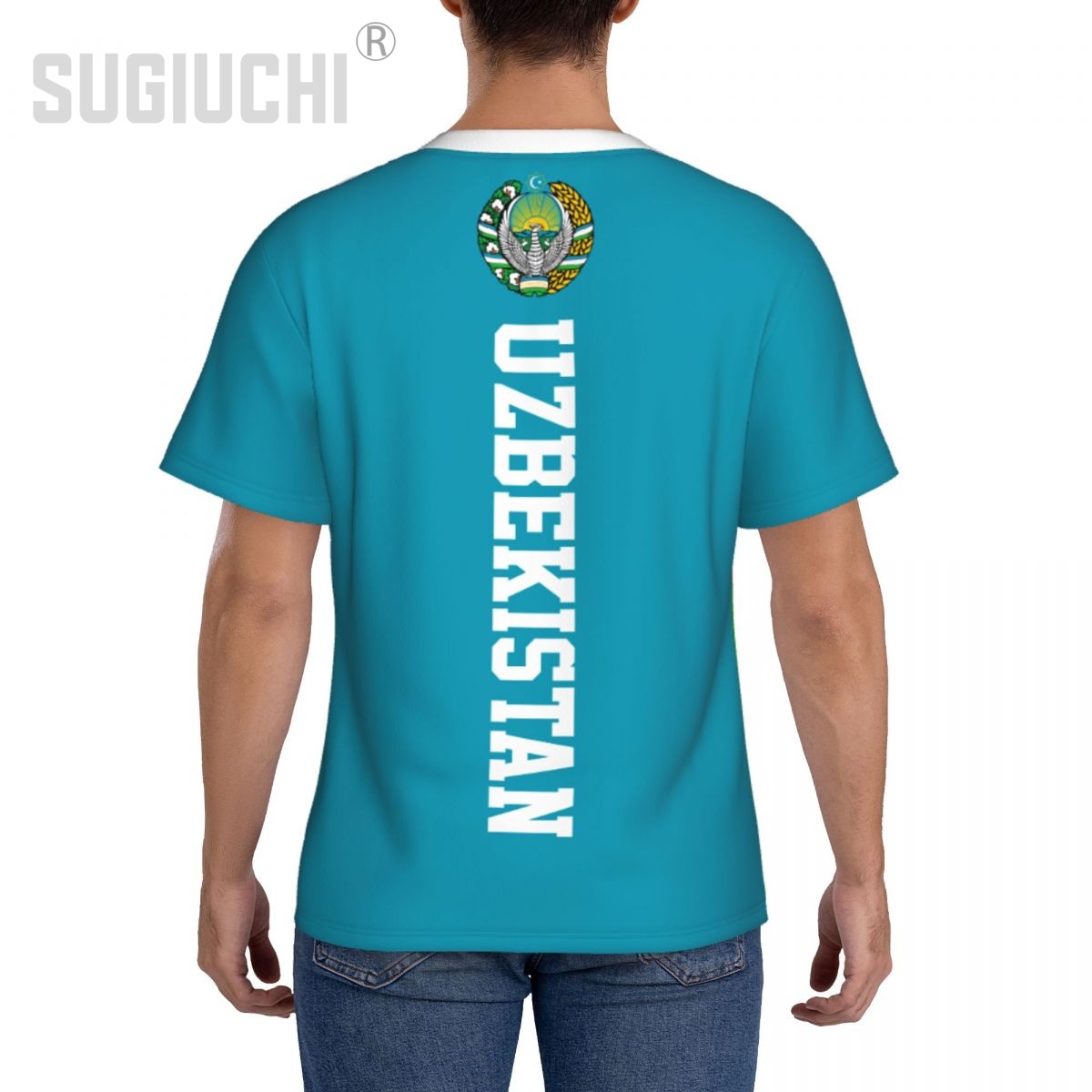 Tight Sports T-shirt Uzbekista - T Shirt Tight Fit ulasan dan harga