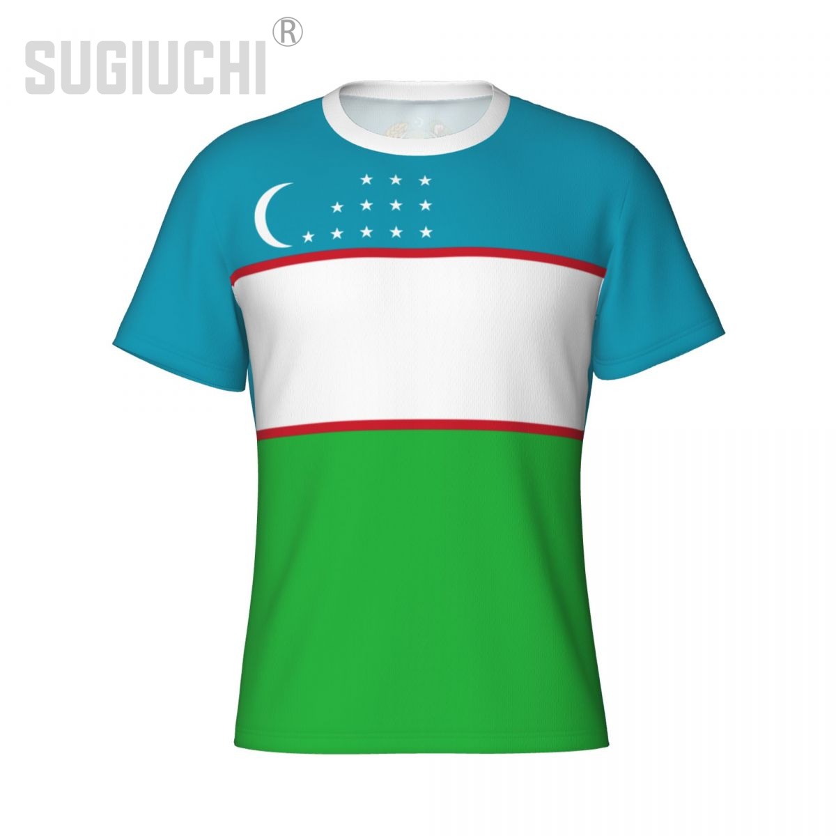 Tight Sports T-shirt Uzbekista - T Shirt Tight Fit ulasan dan harga