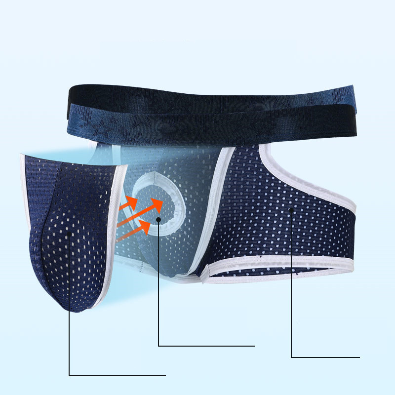 Mens Boxer Shorts Homme Breath - Pouch Boxer Pouch ulasan dan harga