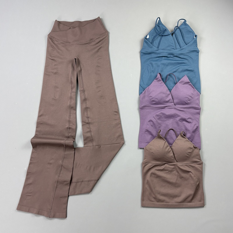 2Pcs Women Seamless Yoga Worko - Suspender Tank Top ulasan dan harga