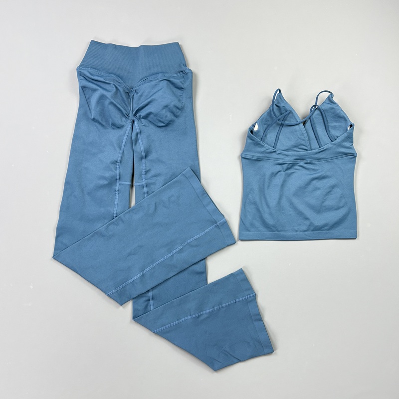 2Pcs Women Seamless Yoga Worko - Suspender Tank Top ulasan dan harga