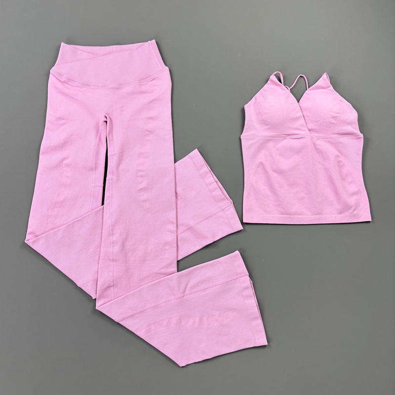 2Pcs Women Seamless Yoga Worko - Suspender Tank Top ulasan dan harga