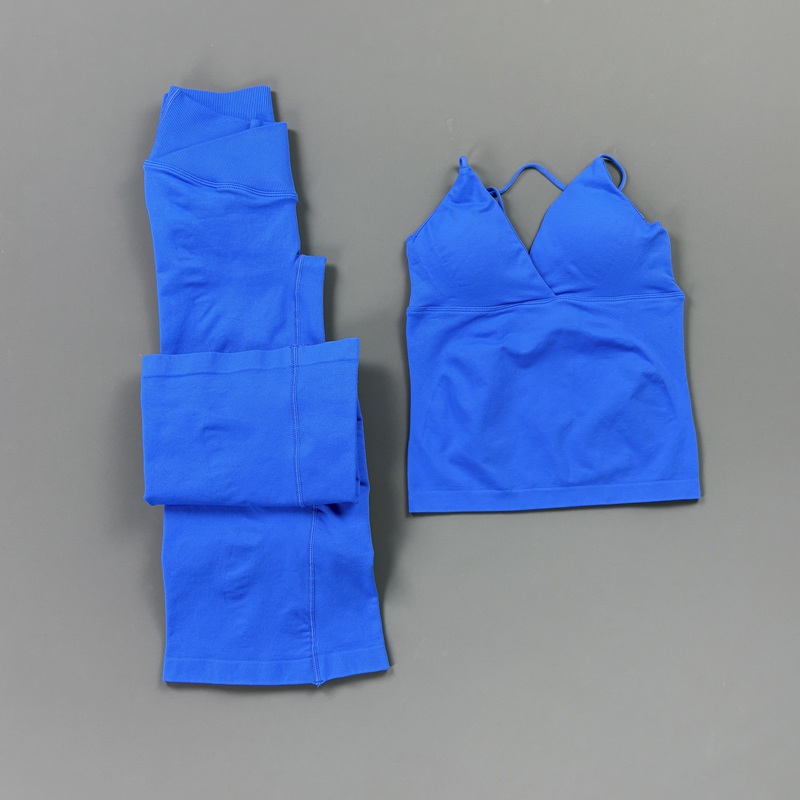 2Pcs Women Seamless Yoga Worko - Suspender Tank Top ulasan dan harga