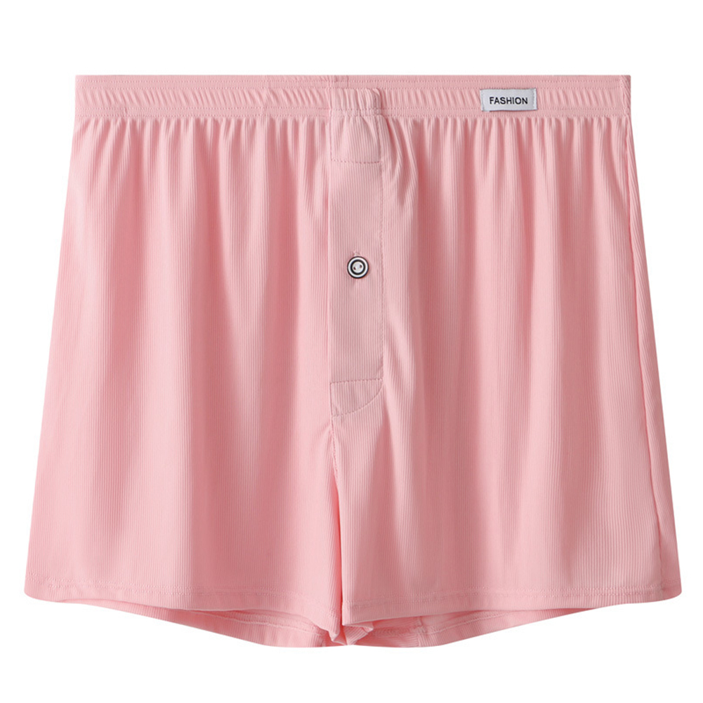 Sexy Men Daily Ice Silk Loose  - Boxer Shorts Modal ulasan dan harga