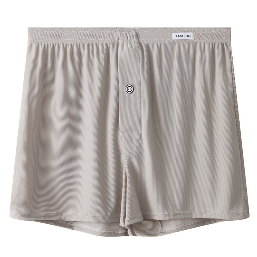 Sexy Men Daily Ice Silk Loose  - Boxer Shorts Modal ulasan dan harga